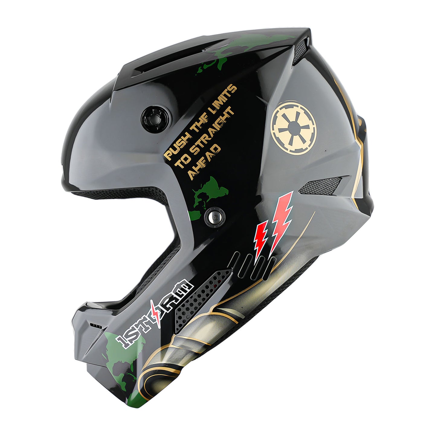 1Storm Youth Motocross Helmet Kids ATV Helmet T602 BMX MX Dirt Bike Go Kart Teenager