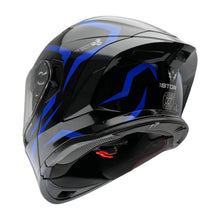 1Storm New Motorcycle Bike Modular Full Face Helmet Dual Visor Sun Shield with Rechargeable LED Tail Light: LED-X90