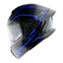 1Storm New Motorcycle Bike Modular Full Face Helmet Dual Visor Sun Shield with Rechargeable LED Tail Light: LED-X90