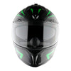 1Storm New Motorcycle Bike Modular Full Face Helmet Dual Visor Sun Shield with Rechargeable LED Tail Light: LED-X90