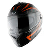 1Storm New Motorcycle Bike Modular Full Face Helmet Dual Visor Sun Shield with Rechargeable LED Tail Light: LED-X90