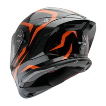 1Storm New Motorcycle Bike Modular Full Face Helmet Dual Visor Sun Shield with Rechargeable LED Tail Light: LED-X90