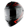 1Storm New Motorcycle Bike Modular Full Face Helmet Dual Visor Sun Shield with Rechargeable LED Tail Light: LED-X90