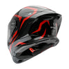 1Storm New Motorcycle Bike Modular Full Face Helmet Dual Visor Sun Shield with Rechargeable LED Tail Light: LED-X90