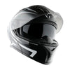 1Storm New Motorcycle Bike Modular Full Face Helmet Dual Visor Sun Shield with Rechargeable LED Tail Light: LED-X90