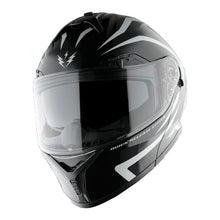 1Storm New Motorcycle Bike Modular Full Face Helmet Dual Visor Sun Shield with Rechargeable LED Tail Light: LED-X90