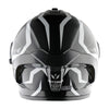 1Storm New Motorcycle Bike Modular Full Face Helmet Dual Visor Sun Shield with Rechargeable LED Tail Light: LED-X90