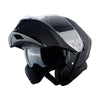 1Storm New Motorcycle Bike Modular Full Face Helmet Dual Visor Sun Shield with Rechargeable LED Tail Light: LED-X90