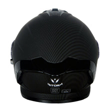 1Storm New Motorcycle Bike Modular Full Face Helmet Dual Visor Sun Shield with Rechargeable LED Tail Light: LED-X90