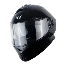 1Storm New Motorcycle Bike Modular Full Face Helmet Dual Visor Sun Shield with Rechargeable LED Tail Light: LED-X90