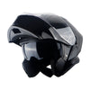 1Storm New Motorcycle Bike Modular Full Face Helmet Dual Visor Sun Shield with Rechargeable LED Tail Light: LED-X90