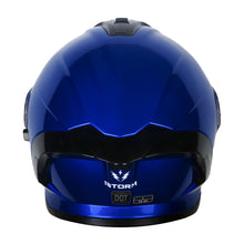 1Storm New Motorcycle Bike Modular Full Face Helmet Dual Visor Sun Shield with Rechargeable LED Tail Light: LED-X90