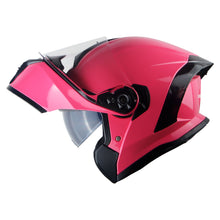 1Storm New Motorcycle Bike Modular Full Face Helmet Dual Visor Sun Shield with Rechargeable LED Tail Light: LED-X90