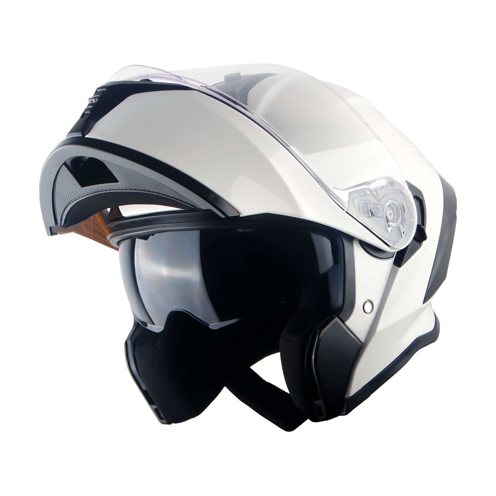 1Storm New Motorcycle Bike Modular Full Face Helmet Dual Visor Sun Shield: NOLED-X90