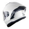 1Storm New Motorcycle Bike Modular Full Face Helmet Dual Visor Sun Shield with Rechargeable LED Tail Light: LED-X90