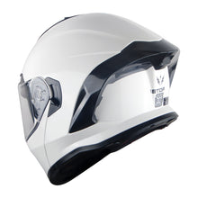 1Storm New Motorcycle Bike Modular Full Face Helmet Dual Visor Sun Shield with Rechargeable LED Tail Light: LED-X90