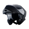 1Storm New Motorcycle Bike Modular Full Face Helmet Dual Visor Sun Shield with Rechargeable LED Tail Light: LED-X90