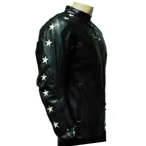 NEW MOTORCYCLE SPORT BIKE ARMOR RACING JACKET ZS2 LADY STAR BLACK