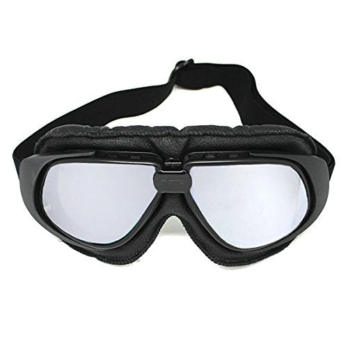 bike helmet eye protection Motorcycle Goggles Scooter Mopeds Half Helmet Vintage Vespa Pilot Avia – 1Storm Helmet