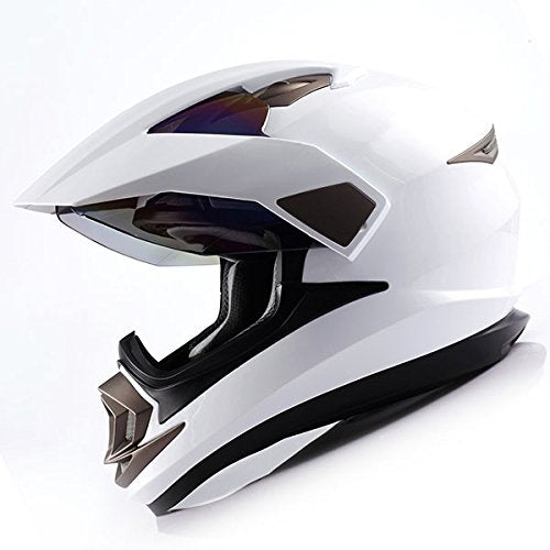 1Storm Dual Sport Helmet Motorcycle Full Face Motocross Off Road Bike: HGXP14A