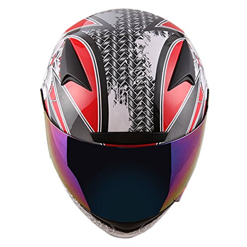 1STORM MOTORCYCLE BIKE FULL FACE HELMET BOOSTER: HG335ABS