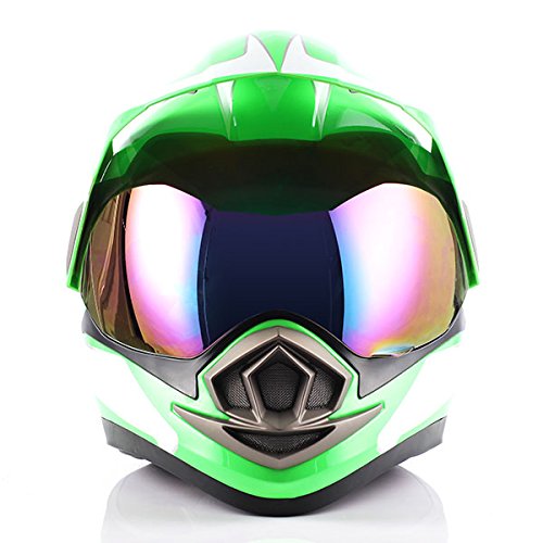 1Storm Dual Sport Helmet Motorcycle Full Face Motocross Off Road Bike: HGXP14A