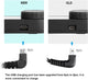 FreedConn Motorcycle Intercom Accessories Soft & Hard Earphone Mic for TMAX-E TMAX-S Helmet Intercom (5 Pin)
