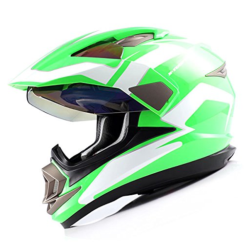 1Storm Dual Sport Helmet Motorcycle Full Face Motocross Off Road Bike: HGXP14A