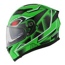 1Storm Motorcycle Dual Visor Full Face Helmet Panther: HJK316clear