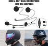 FreedConn Motorcycle Intercom Accessories Soft & Hard Earphone Mic for BlueT_S2 Helmet Intercom (5 Pin)