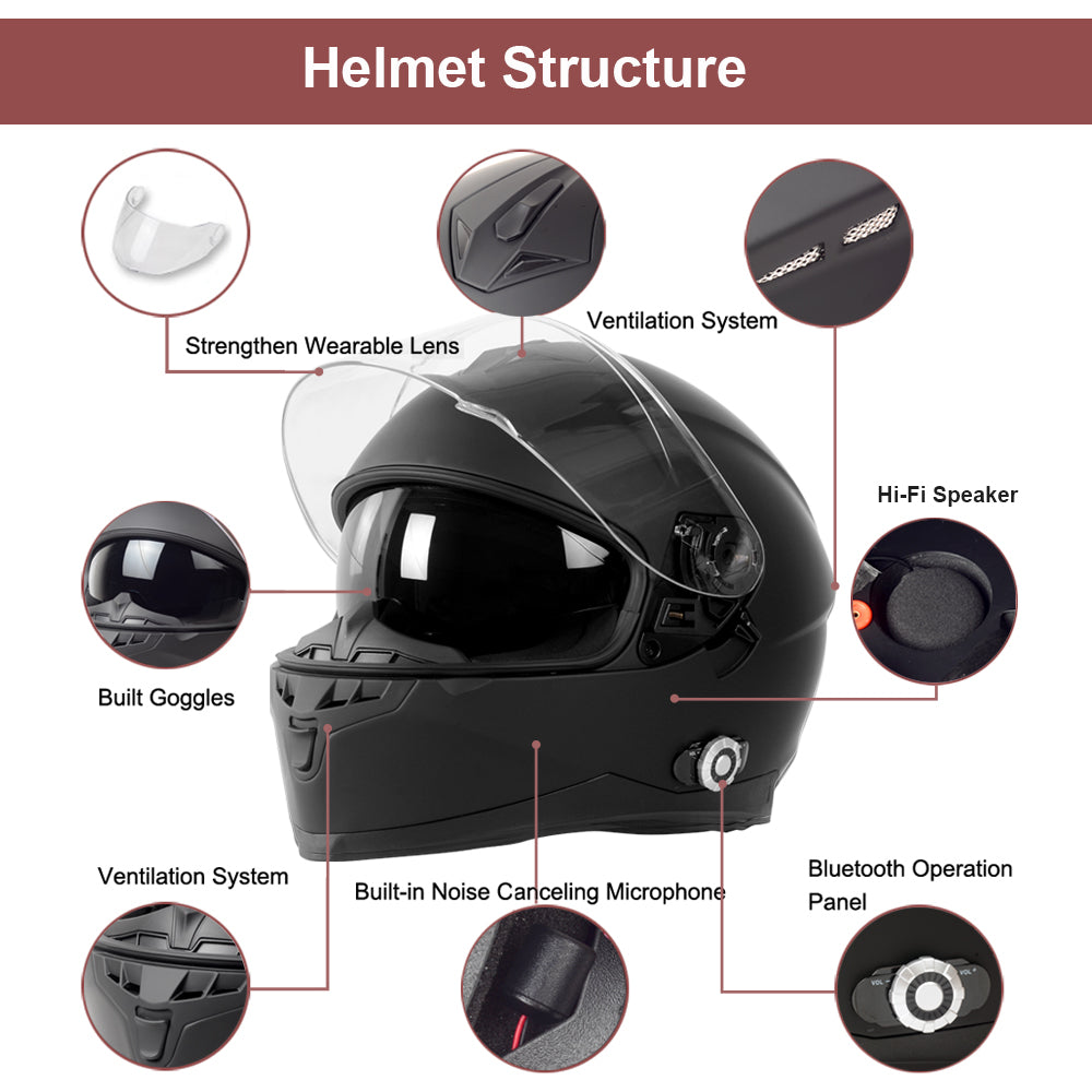 bluetooth motorcycle helmet ventilation Martian Motorcycle Bluetooth Helmet 6 Riders intercom & 1000 Meter Com – 1Storm Helmet