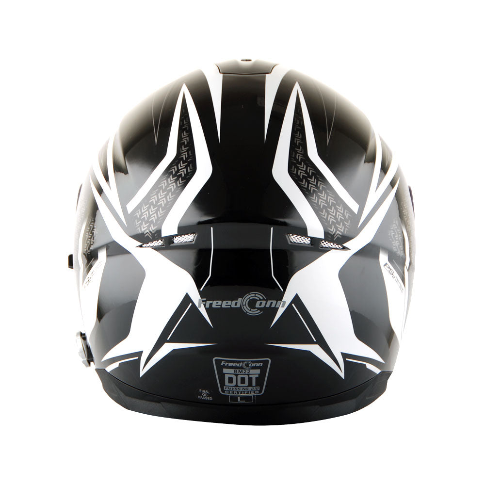 Martian Motorcycle Bluetooth Helmet 6 Riders intercom & 1000 Meter Communication: HM_BFULLFACE