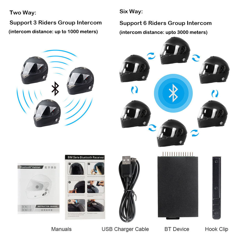 best 3/4 motorcycle helmet with bluetooth Full Face Helmets DOT Approved for Men Women Adults, Dual Visors Flip up Modular Bluetooth Integrated Motorcycle : Automotive the lens is highly impact GDM DEMON HYPERSONIC Bluetooth Motorcycle