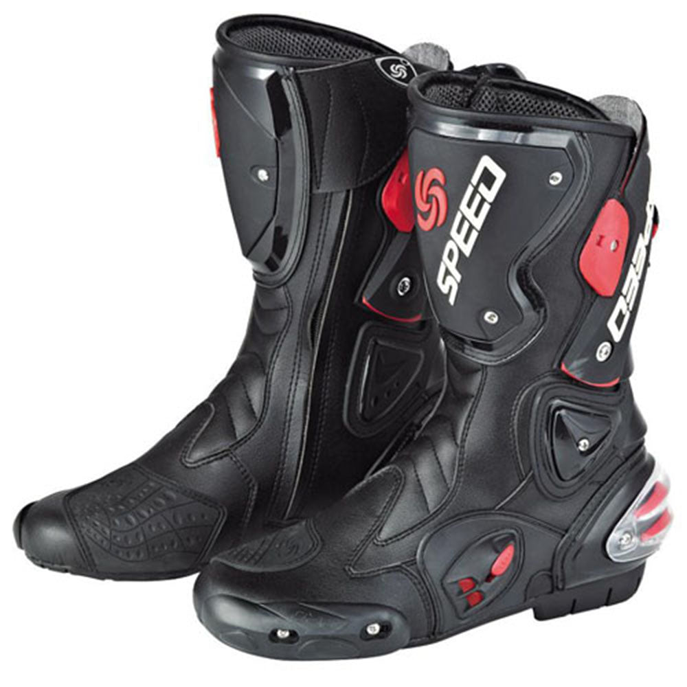 1Storm New Men's Motorcycle Long High Racing Boots B1001