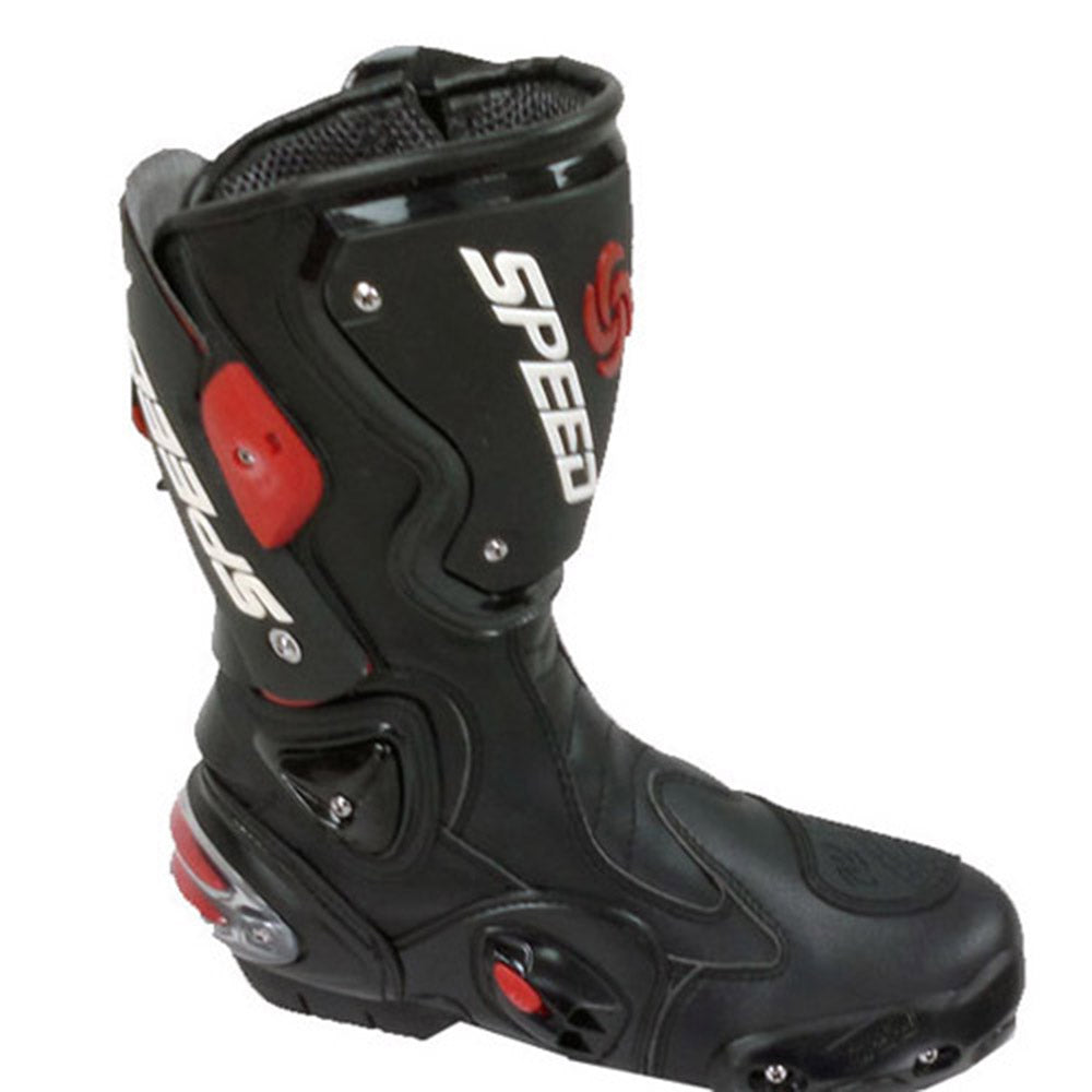 1Storm New Men's Motorcycle Long High Racing Boots B1001
