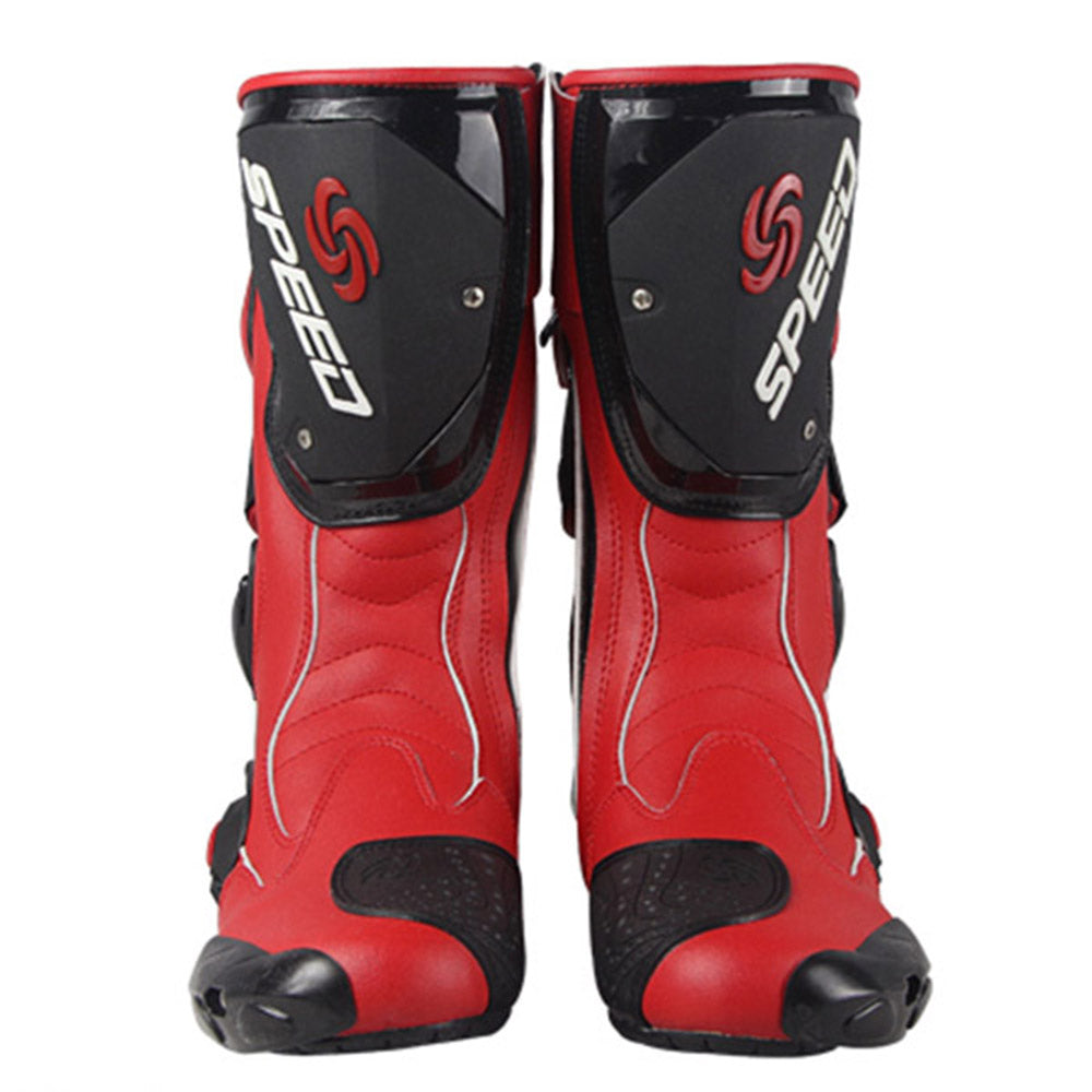 1Storm New Men's Motorcycle Long High Racing Boots B1001