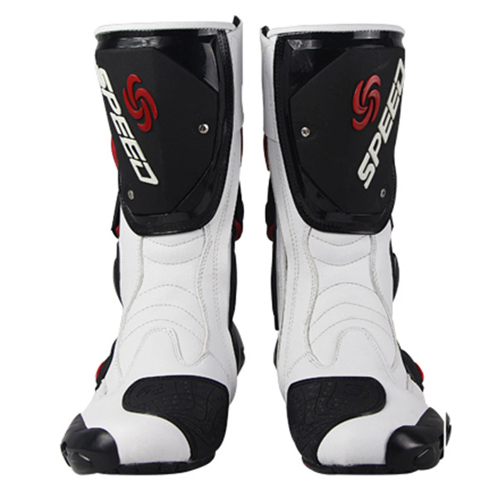 1Storm New Men's Motorcycle Long High Racing Boots B1001