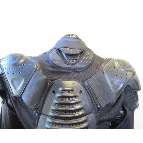 NEW 1STORM MOTORCYCLE MOTOCROSS BIKE GUARD PROTECTOR ADULT BODY ARMOR F025 BLACK