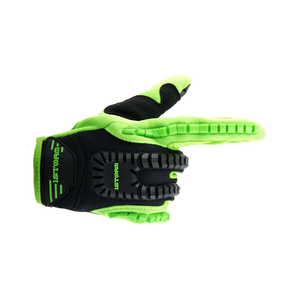 Green dirt bike discount gloves