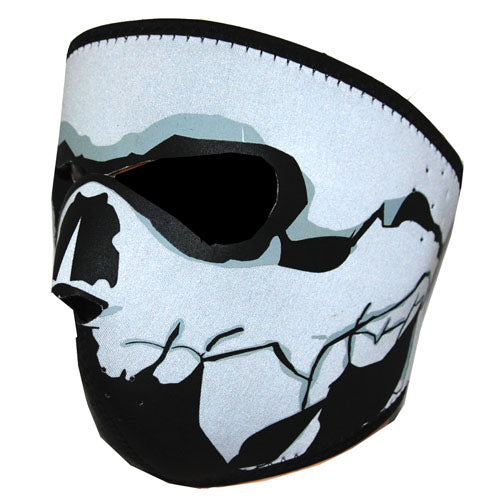 full mask snowboard helmet Motorcycle MX Bikes Snowboard Ski Snowmobile Balaclava Face Mask White Skull: FM001