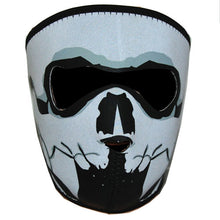 Motorcycle MX Bikes Snowboard Ski Snowmobile Balaclava Face Mask White Skull: FM001