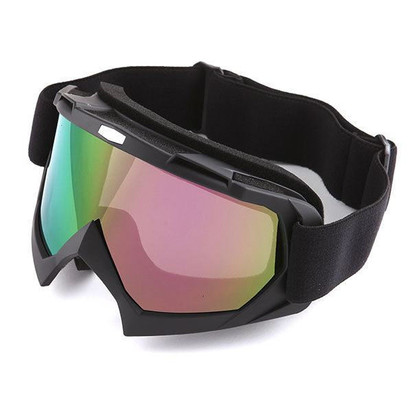 1Storm Adult Motocross HelmetTrack Style JH601 + Goggles + Skeleton Glove Bundle