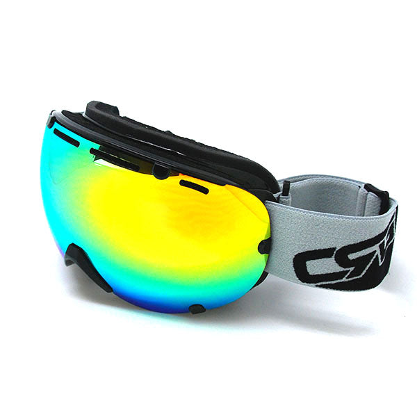 New Adult Snowboard Ski Goggle Anti-Fog Detachable Dual Layer Double Lens Tinted: GK_101