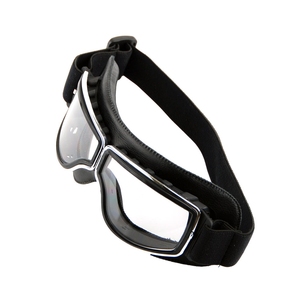 Motorcycle Goggles Scooter Mopeds Half Helmet Vintage Vespa Pilot Aviator Style, GK_631