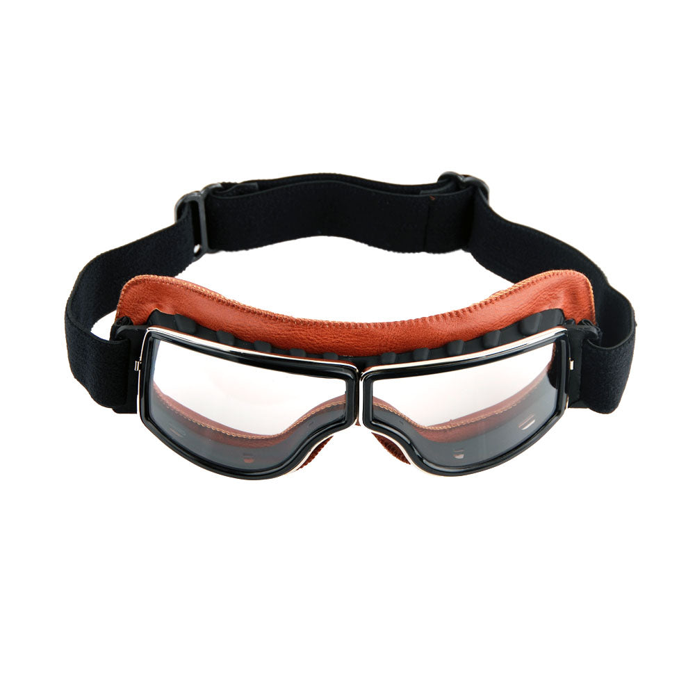 Motorcycle Goggles Scooter Mopeds Half Helmet Vintage Vespa Pilot Aviator Style, GK_631