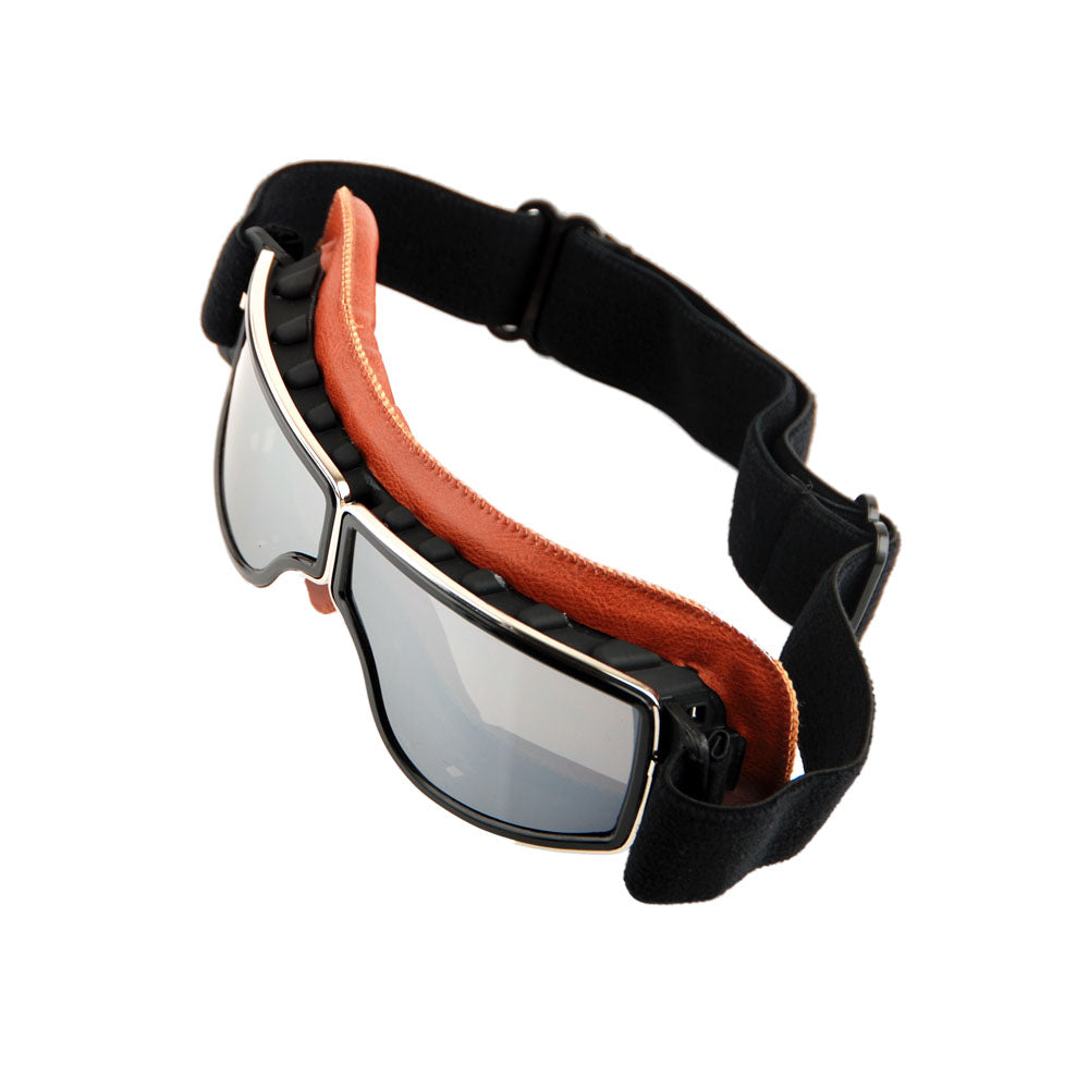 Motorcycle Goggles Scooter Mopeds Half Helmet Vintage Vespa Pilot Aviator Style, GK_631