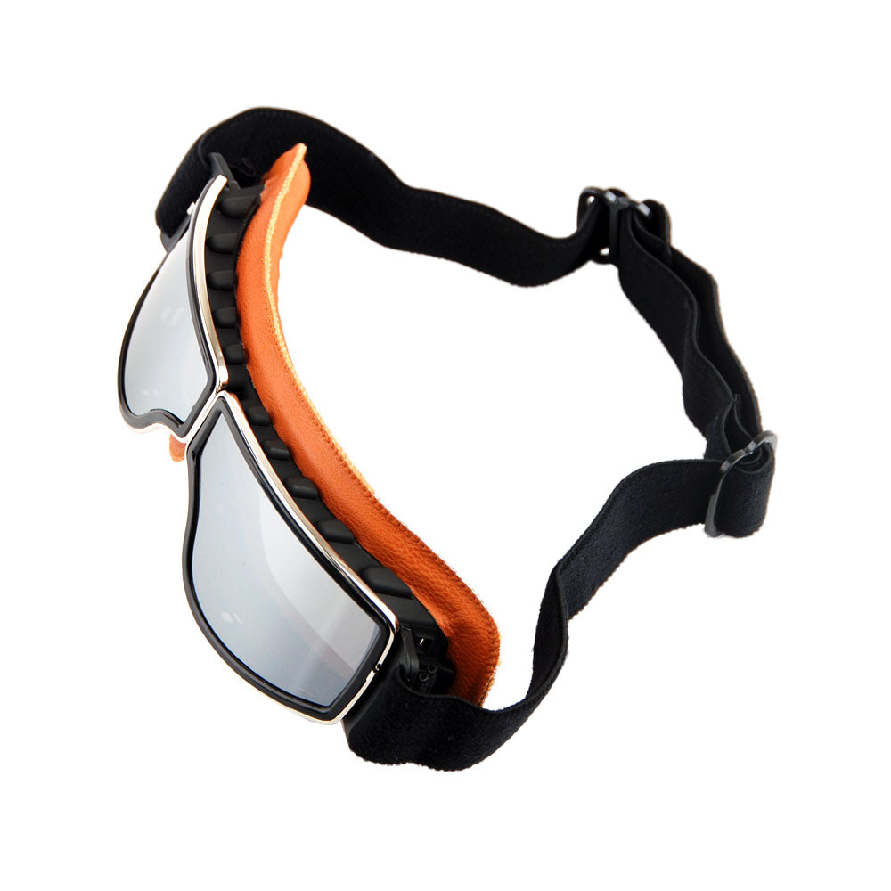 Motorcycle Goggles Scooter Mopeds Half Helmet Vintage Vespa Pilot Aviator Style, GK_631