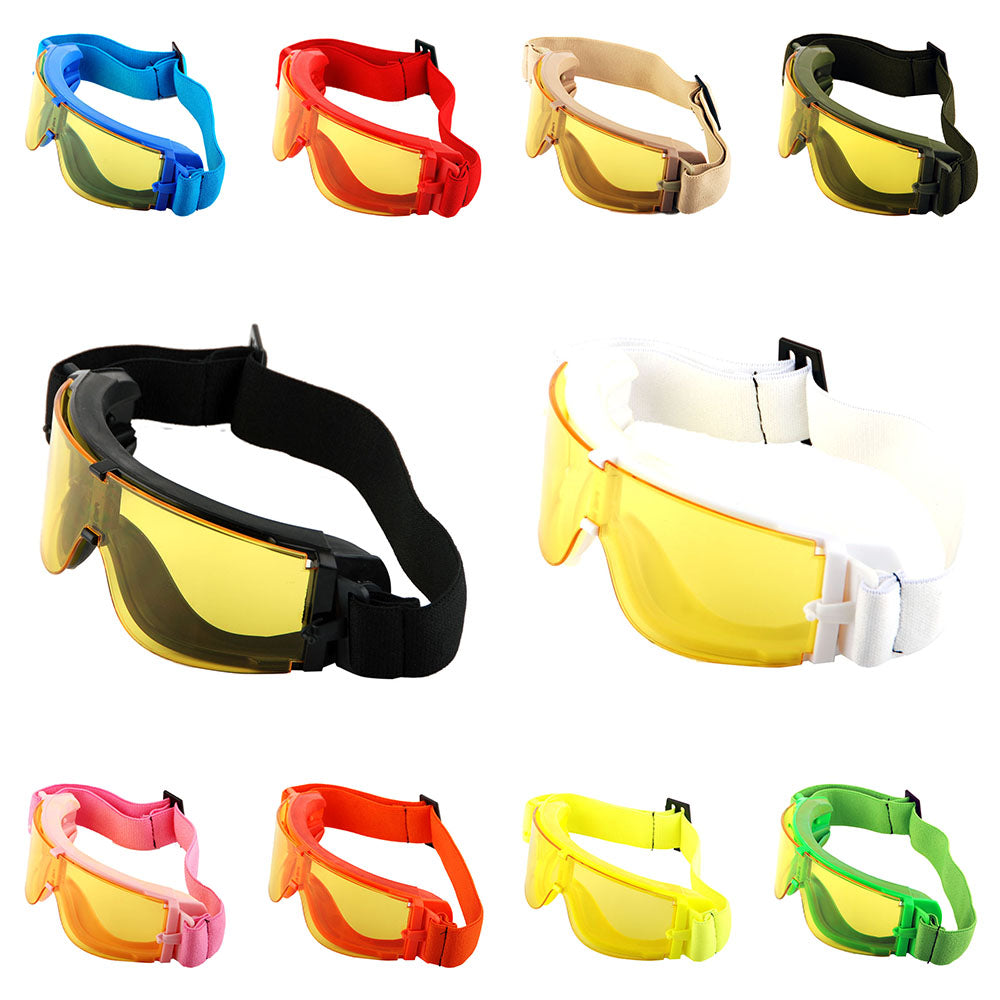 Motorcycle Goggles Scooter Mopeds Half Helmet Vintage Vespa Pilot Aviator Style + One Extra Black Lens and One Extra Yellow Lens, GK_X008