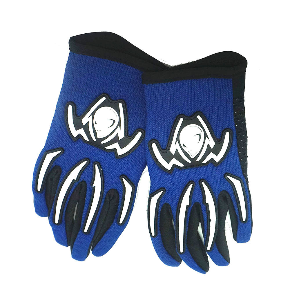 WOW Youth Motocross Helmet HJOY BMX MX ATV Dirt Bike Helmet Spider Web + Goggles + Martian Spider Glove Youth Bundle