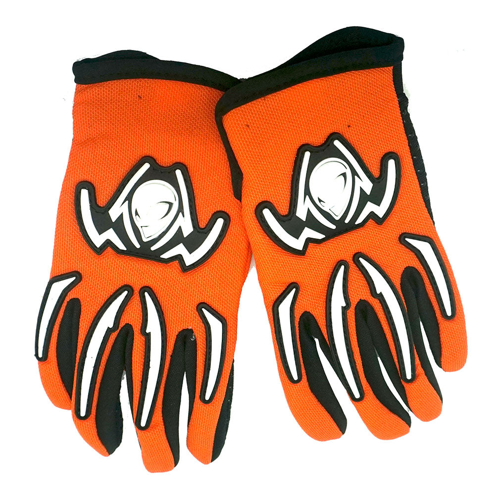 WOW Youth Kids Motocross BMX MX ATV Dirt Bike Helmet HJOY Dragon + Goggles + MG Youth Glove Bundle